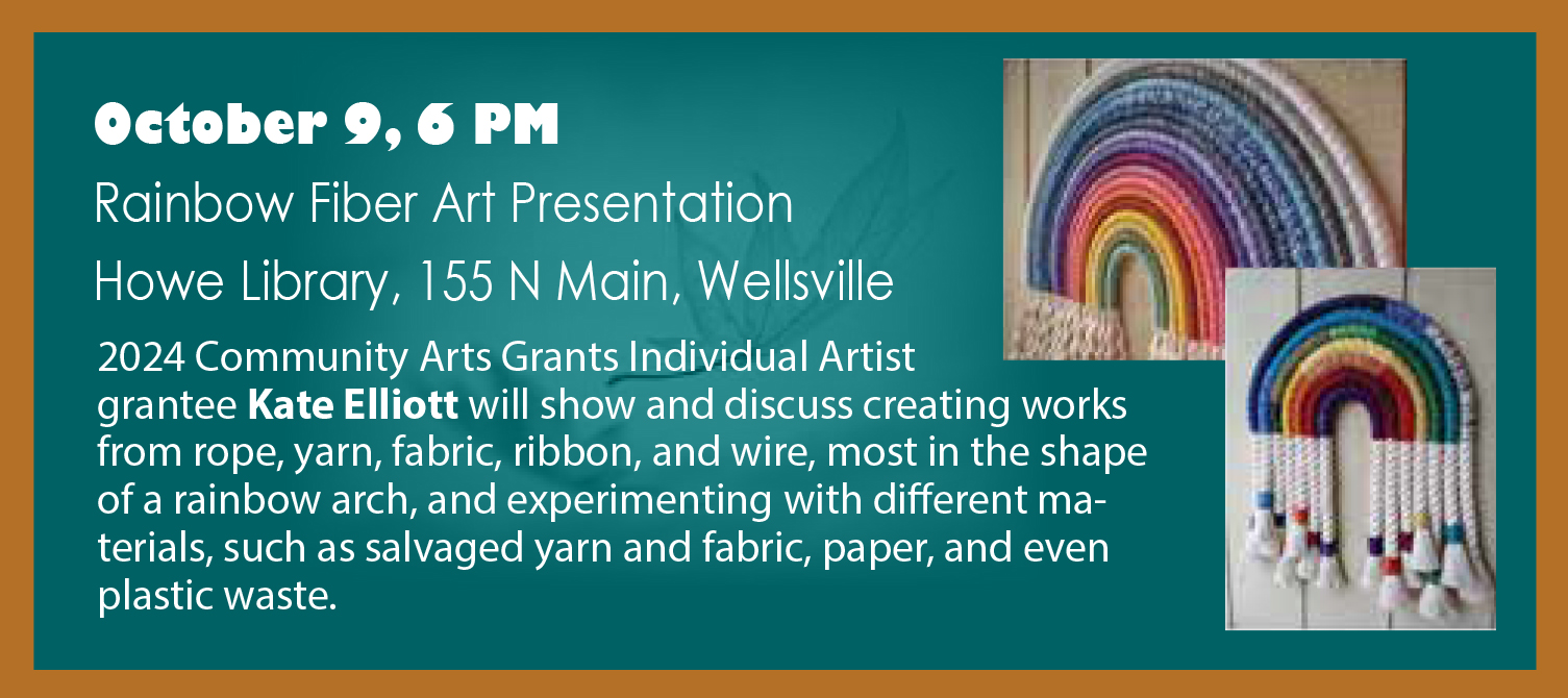 Katherine Elliott Rainbow Fiber Art Presentation